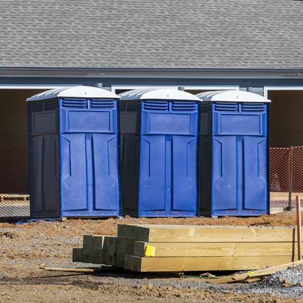 what is the cost difference between standard and deluxe portable restroom rentals in Shock West Virginia